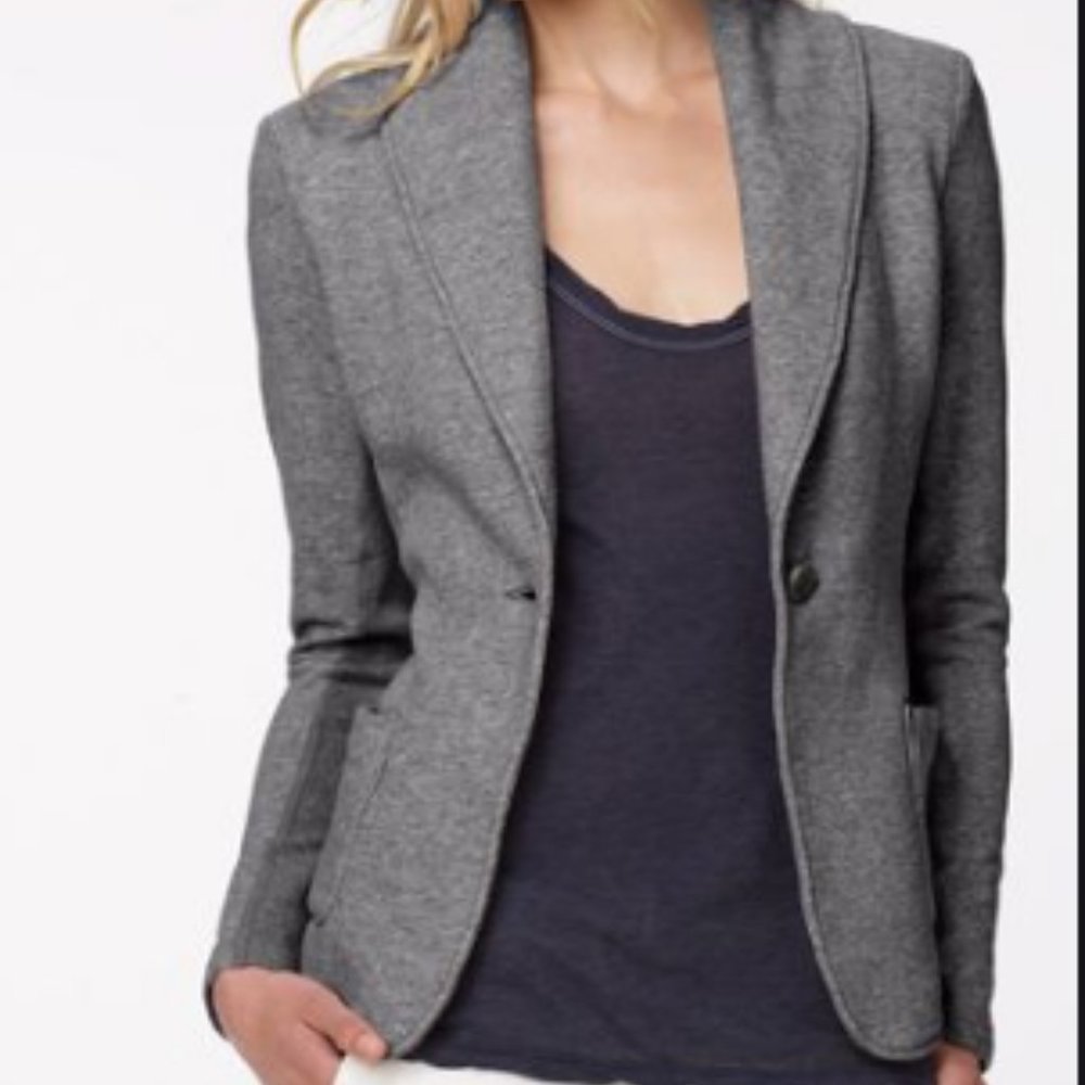 James Perse - Gray Shawl Collar Blazer - Sz 4